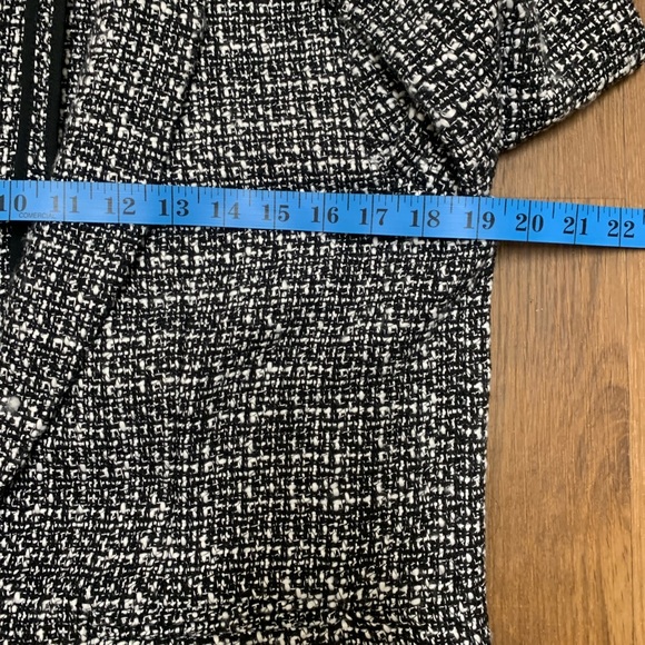 Nanette Lepore Tweed Blazer/Jacket 3/4 Sleeve Functional Pockets - Picture 12 of 13